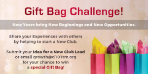 Submit New Club Leads to win a Special Gift Bag