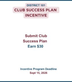 Club Success Plan Incentive
